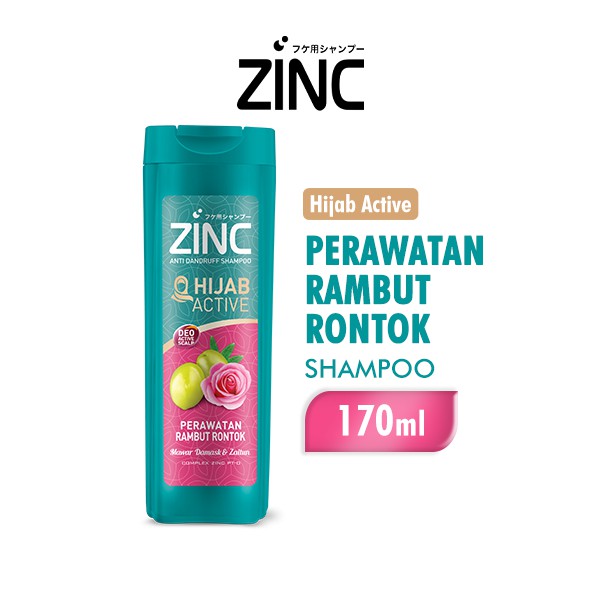 Lion Wings ZINC Hijab Active - Mawar Damask & Zaitun 340 ml