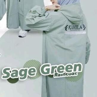  Kamila Jas Hujan Wanita Model Gamis Limited Edition