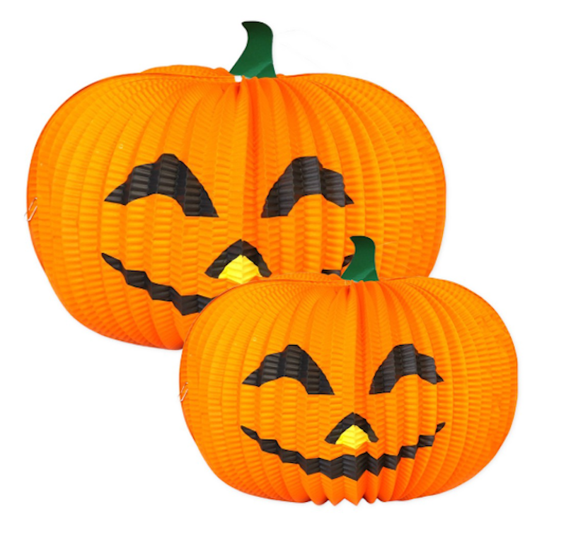 Dekorasi Halloween Labu Kertas Lipat 1