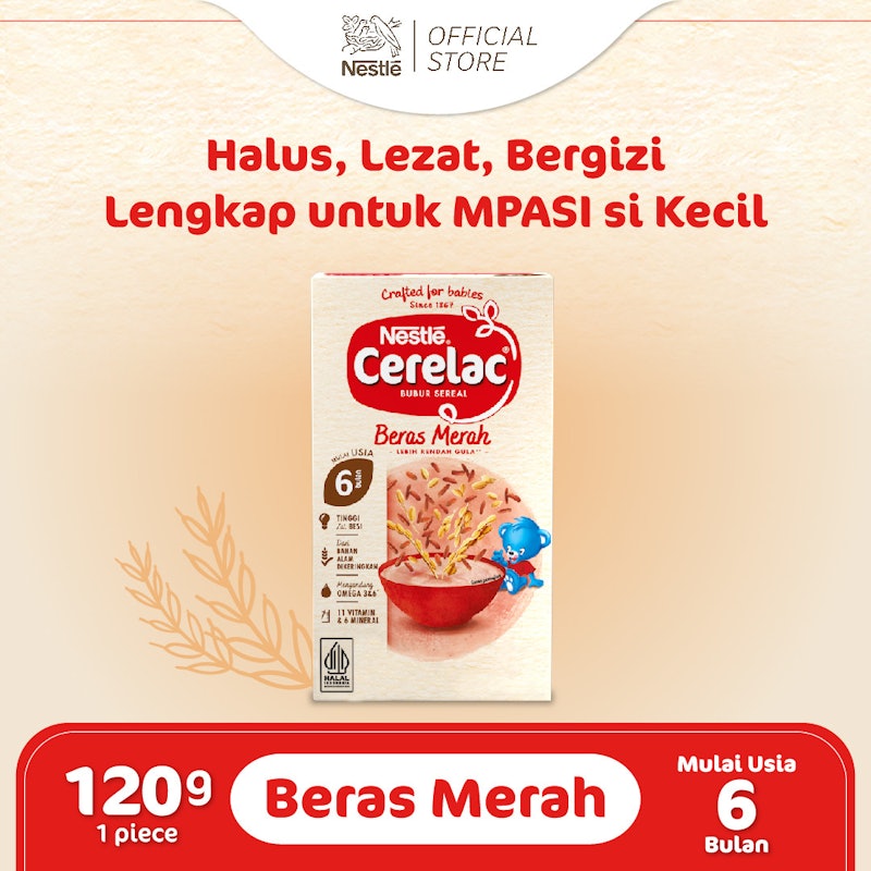 Cerelac Bubur Sereal Beras Merah 4