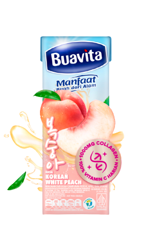 Buavita Korean White Peach 245 ml 