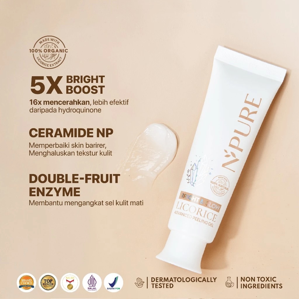 Penta Natural Kosmetindo N'PURE Licorice Advanced Peeling Gel