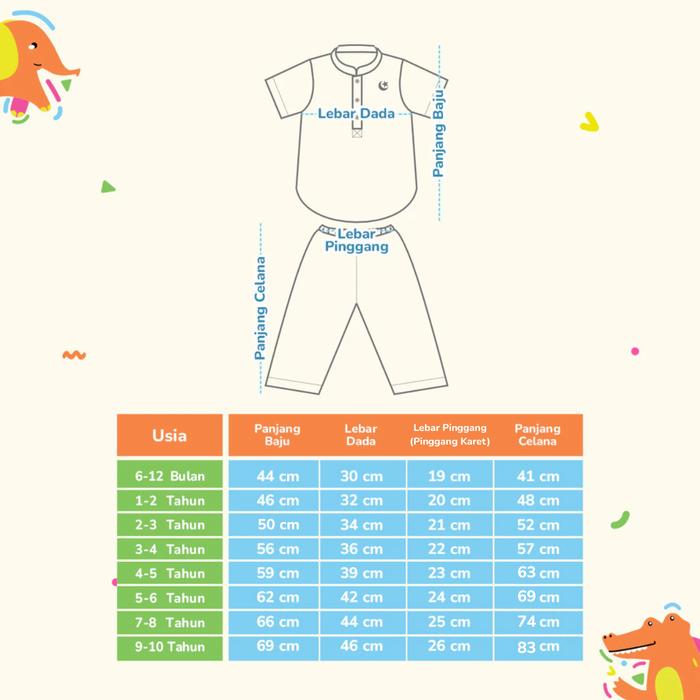  Little Me Setelan Baju koko Kurta Rayyan