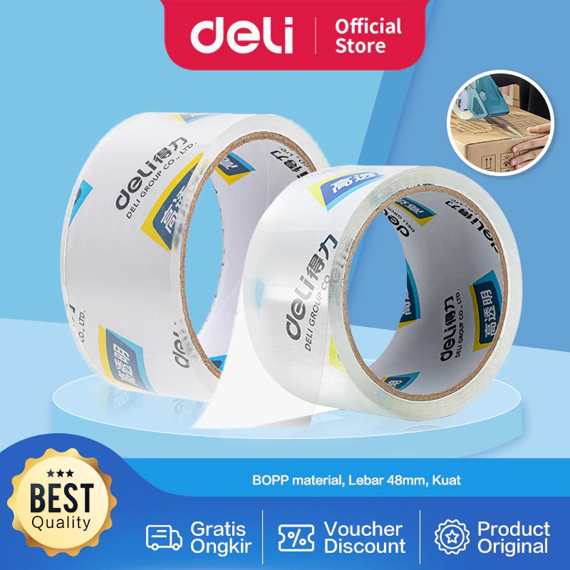 Deli Group Deli OPP Tape 48 mm x 40 yard