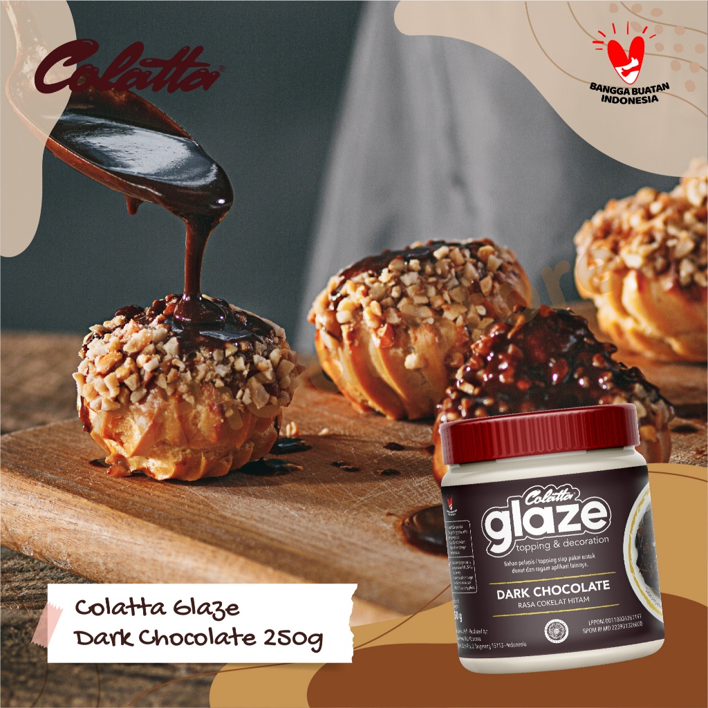 Gandum Mas Kencana Colatta Glaze Dark Chocolate