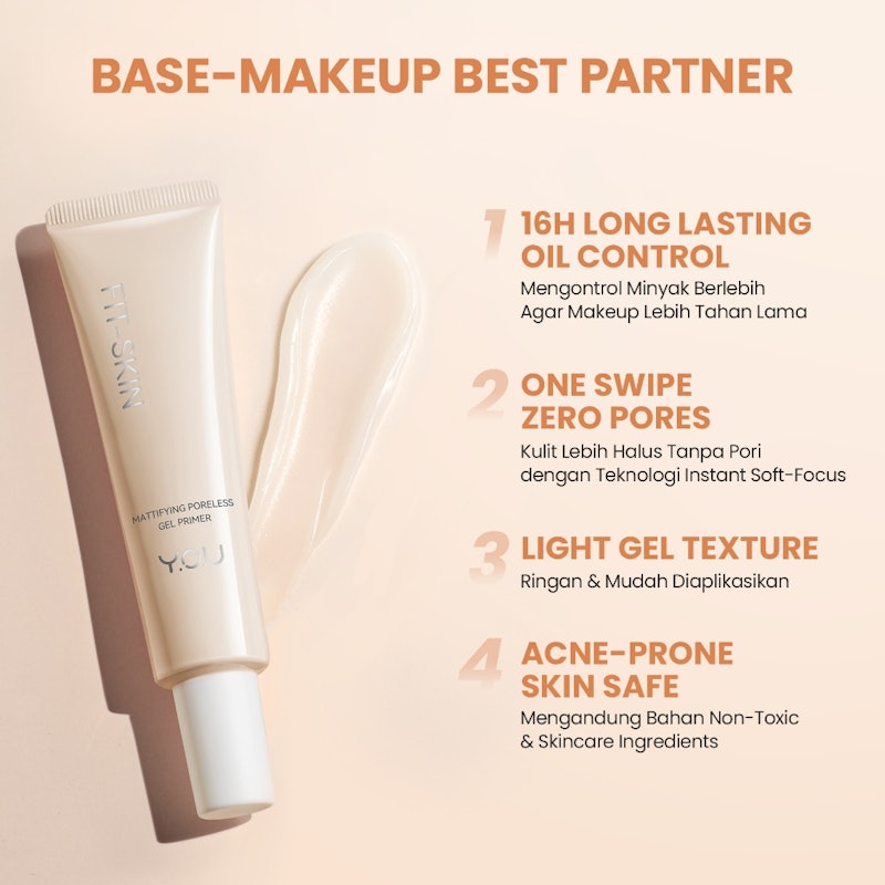 HEBE Beauty Style Y.O.U Fit-Skin Mattifying Poreless Gel Primer