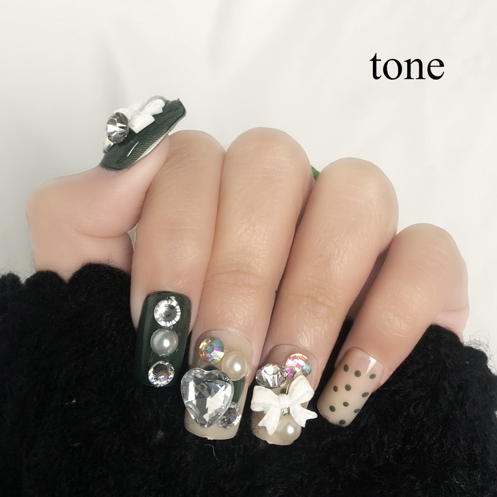 Tone Tone Fake Nails 3D Premium