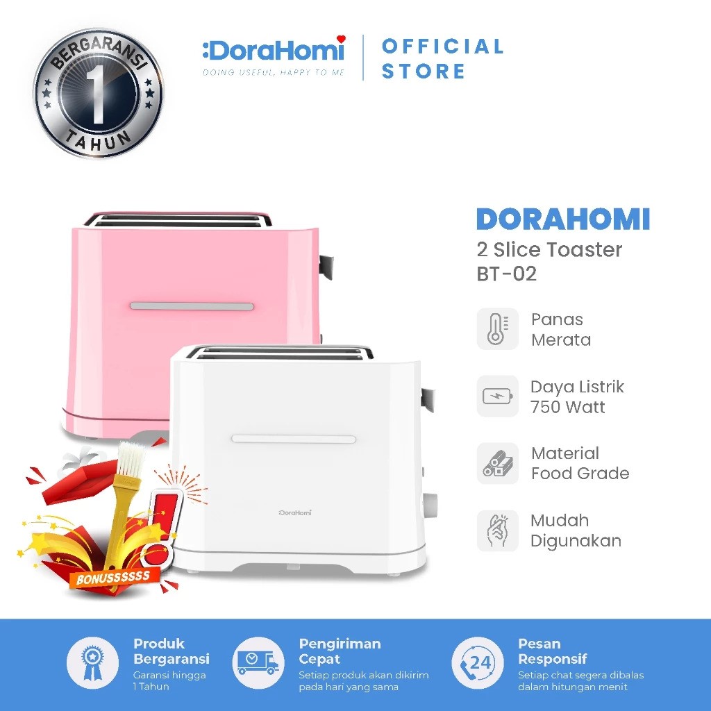 DoraHomi 2 Slice Toaster 5