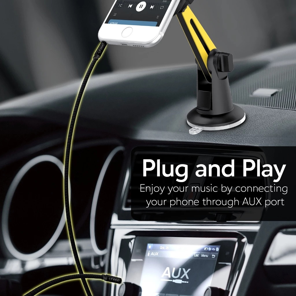 Qingdao Uneed Safety Products UNEED Kabel Aux Audio 3.5mm Male to Male Gold Plated UCB401X