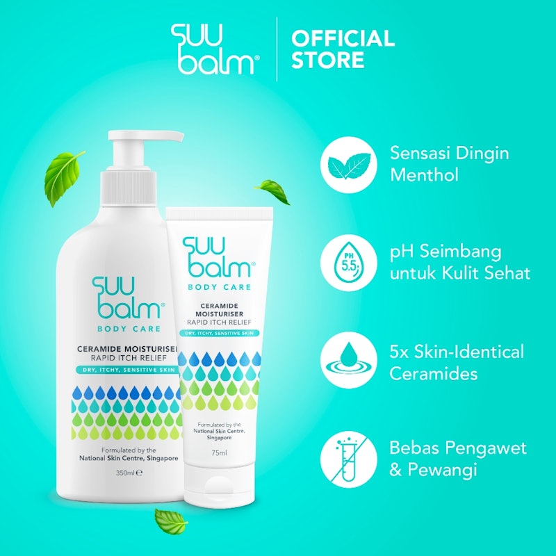 Suu Balm Ceramide Moisturiser Rapid Itch Relief