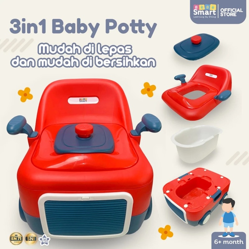 BEBE SMART Baby Potty 3 in 1 5