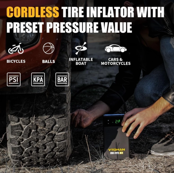  Vtoman X1 Pro Jump Starter 12.000 mAh 