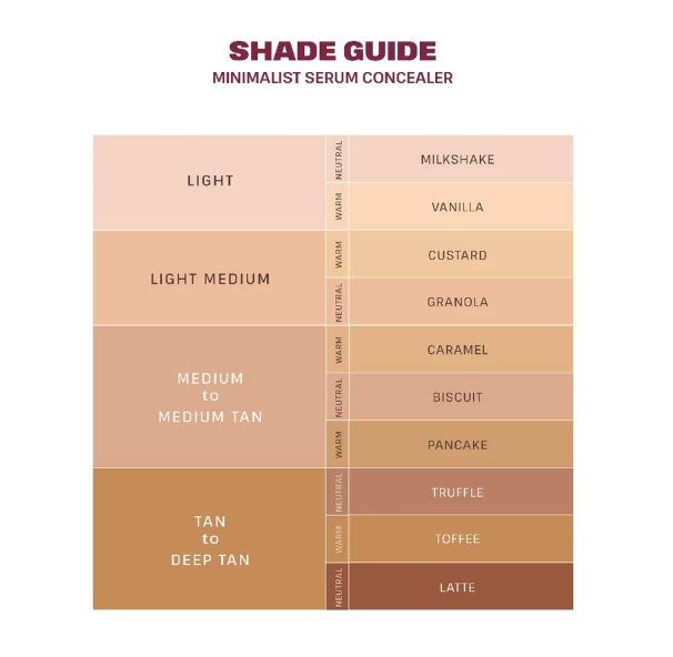 Keva Cosmetics International ESQA Minimalist Serum Concealer Caramel