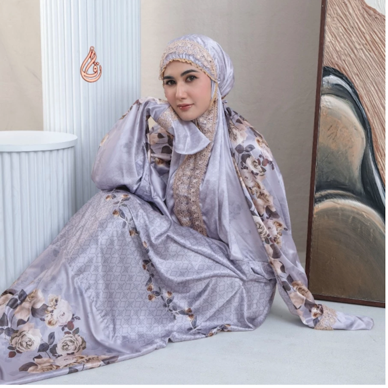 NAFHA Mukena Terusan Dewasa Armanyy Sutra Silk Berlin X Istanbul Series 2