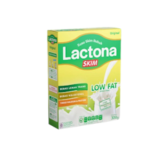 Lactona Susu Skim Bubuk Low Fat 300 gram