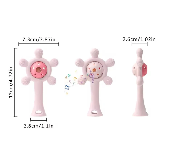 Mom Sun Mom Sun Teether Bayi Kocok Musik   YJ01