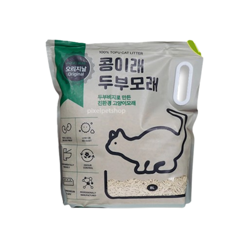 Kong Irae 100% Tofu Cat Litter Original 8 liter 1
