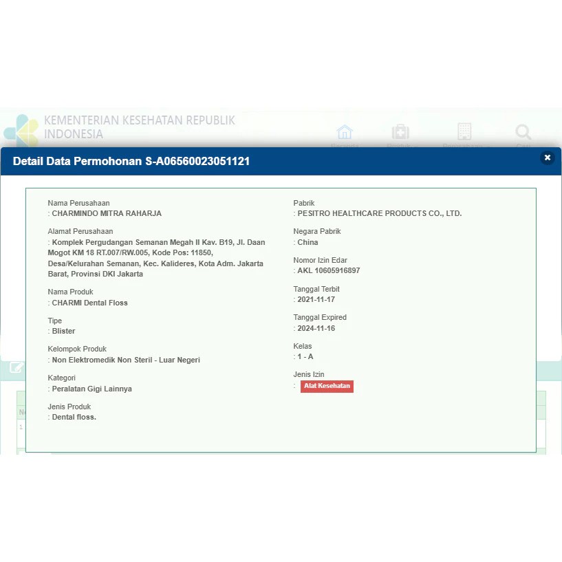  Charmindo Mitra Raharja CharMi Dental Floss Art 182W