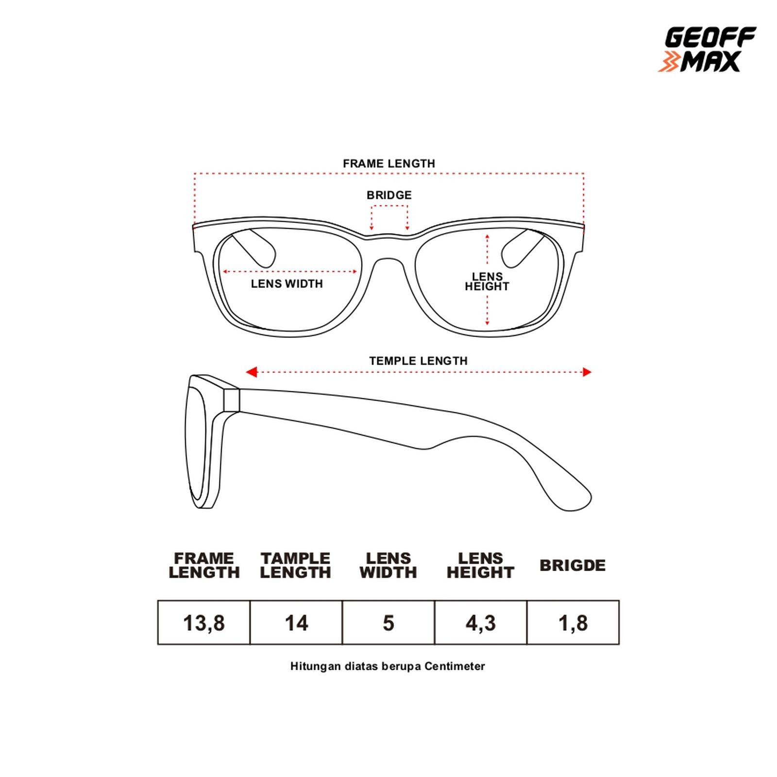 Geoff Maksimal Jaya Geoff Max Retro Floral Glasses