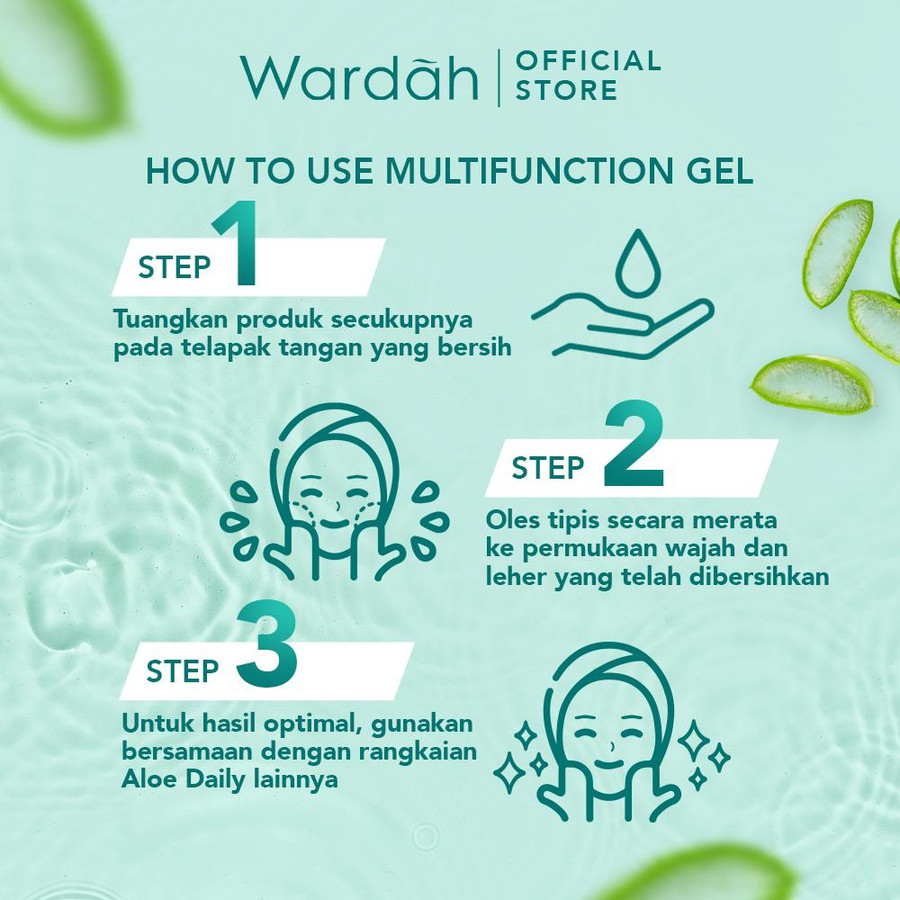 Paragon Technology and Innovation Wardah Nature Daily Aloe Multifunction Gel