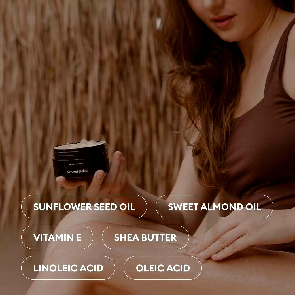 Mitra Kreasi Natural THE BATH BOX® Almond Dolce Body Scrub Paste