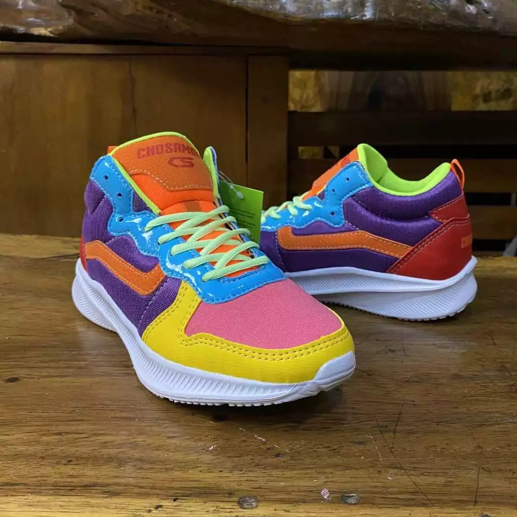 CHOSAMON CHOSAMON Mid Top Clown Badut Ungu Pink