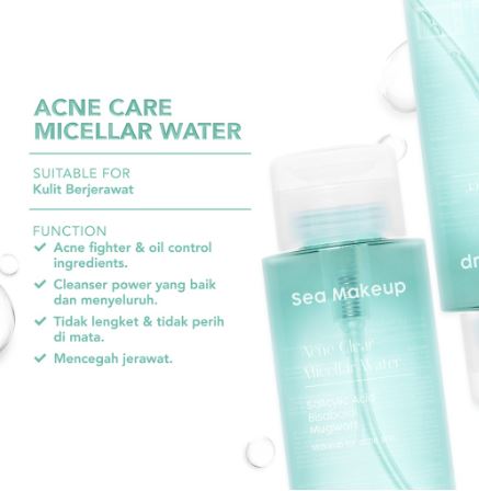 Sea Beauty Indonesia Sea Makeup Acne Clear Micellar Water