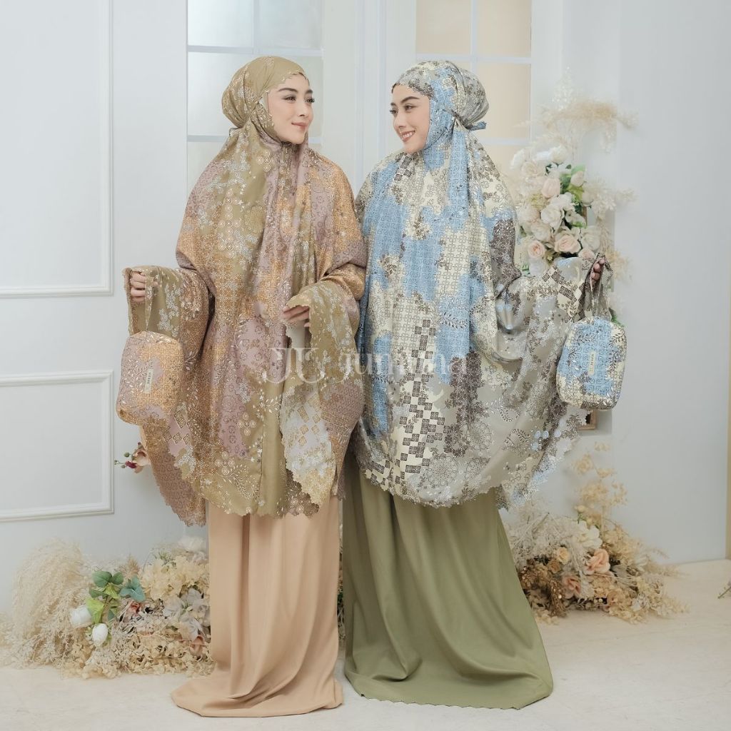  Jumuna Mukena Travelling Laser Cut Motif