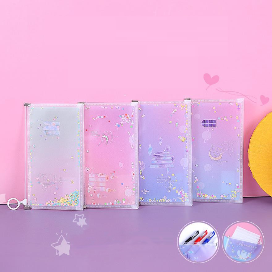  Kotak Pensil Motif Glitter PP171