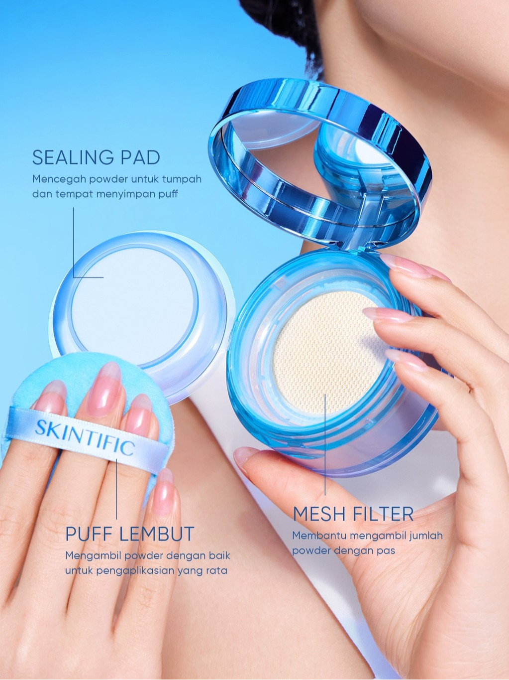 SKINTIFIC Cosmetics SKINTIFIC Invisiblur All Day Loose Powder 04 Beige