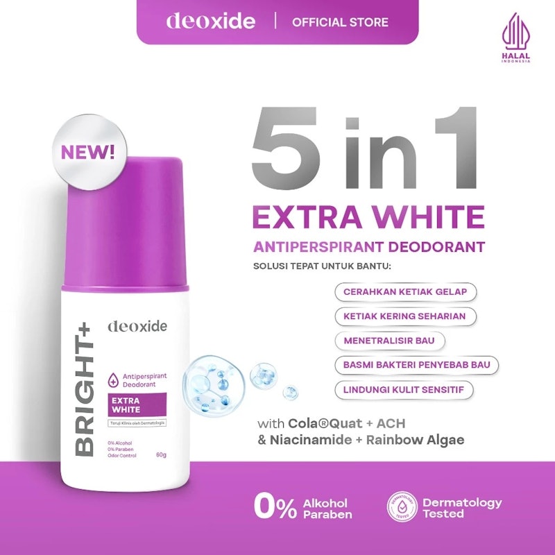 Deoxide Antiperspirant Deodorant BRIGHT+ 4