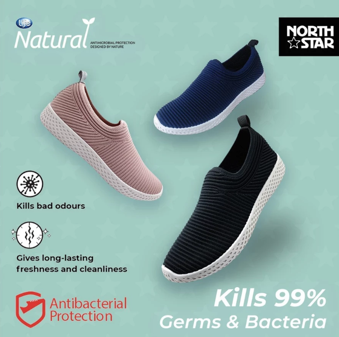 Sepatu Bata North Star Dorji Darla "Anti Bacterial" Slip On 