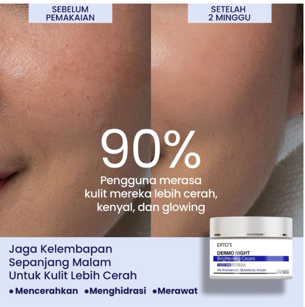  Erto Berjaya International  ERTO'S Dermo Night Brightening Cream