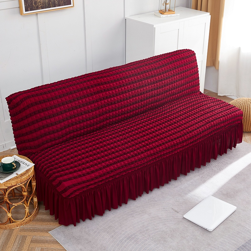 Et Felicel Elastic Vintage Sofa Bed Cover with Skirt