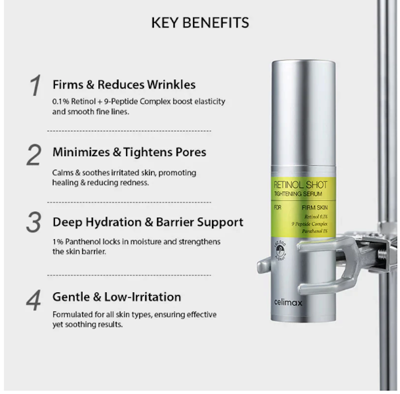 Celimax Retinol Shot Tightening Serum 3