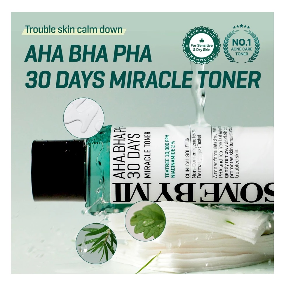 Perennebell SOME BY MI AHA BHA PHA 30 Days Miracle Toner