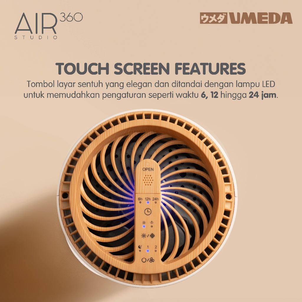Umeda Factory Indonesia Umeda AIR360 Studio Air Purifier 