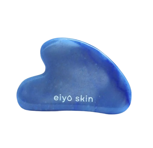 Eiyo Skin Real Blue Aventurine Stone Guasha