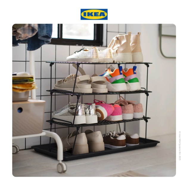 Hero Supermarket IKEA GREJIG Rak Sepatu
