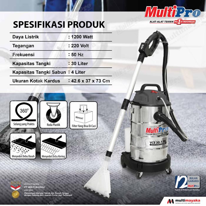 Multipro Vacuum Cleaner 30L  3