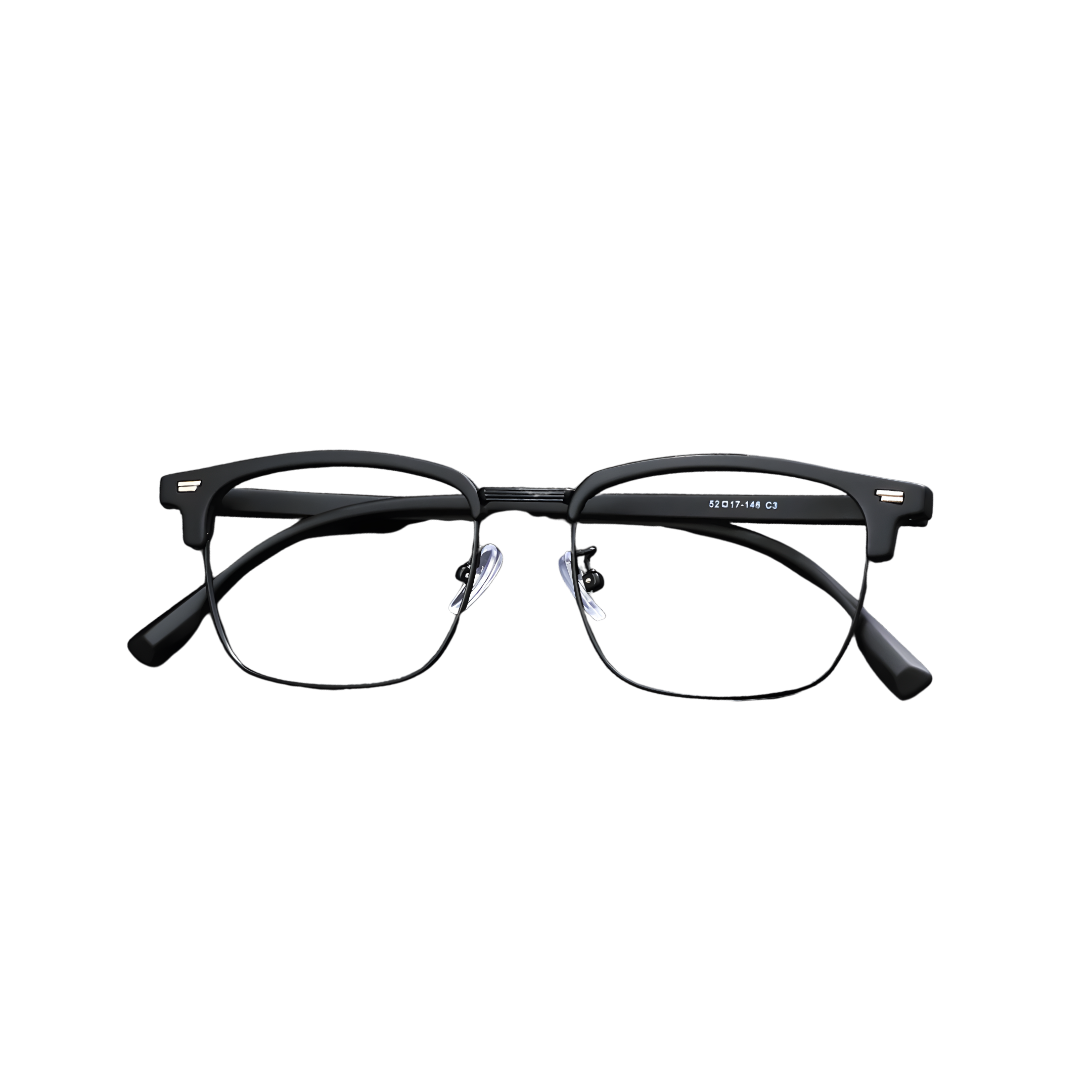 Grey Jack Frame Kotak Black Silver ｜  152