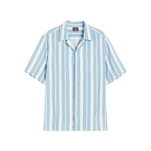 H&M Patterned Resort Shirt ｜ 0656677_2