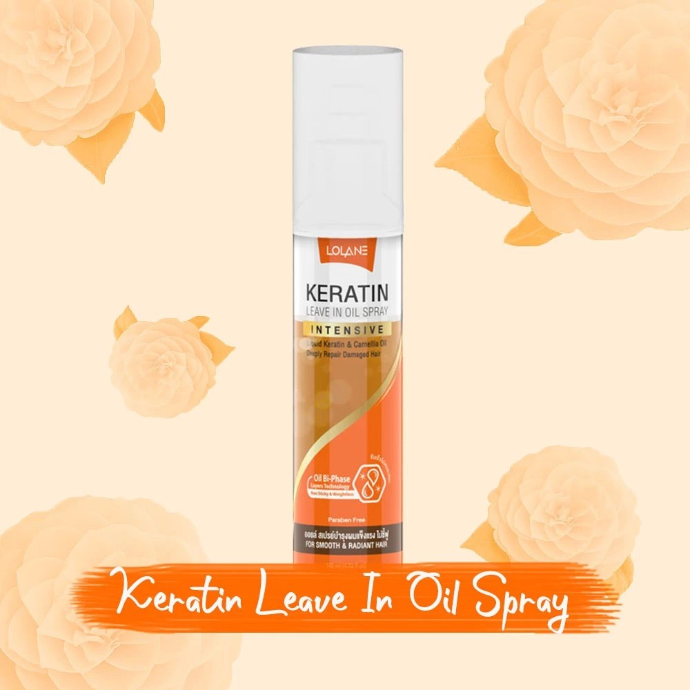 Lolane Keratin Leave in Oil Spray 5