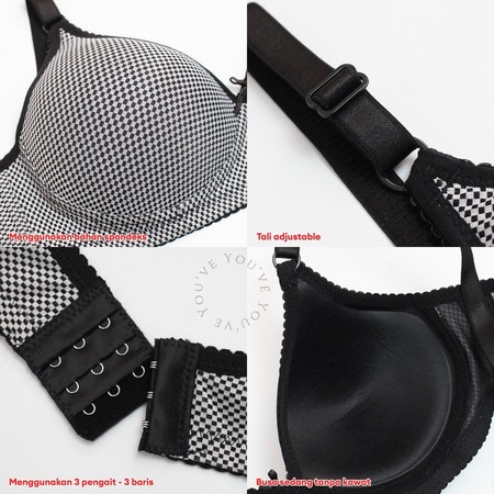 You've (YouHave) You've (YouHave) Bra Tanpa Kawat Busa Sedang 100149