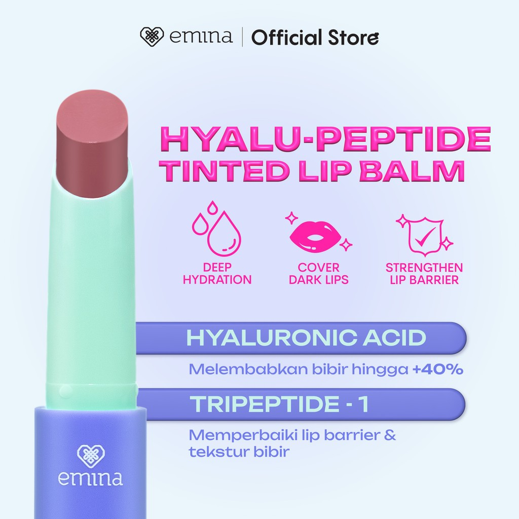 Paragon Technology and Innovation Emina Hyalupeptide Color Melt Balm Toasted Patootie