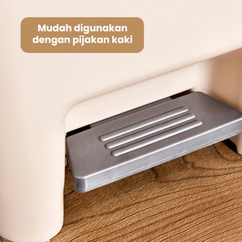 Tempat Sampah Injak 8 L  HSB601