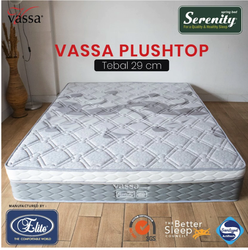 Serenity Vassa Plushtop by Elite Springbed 4