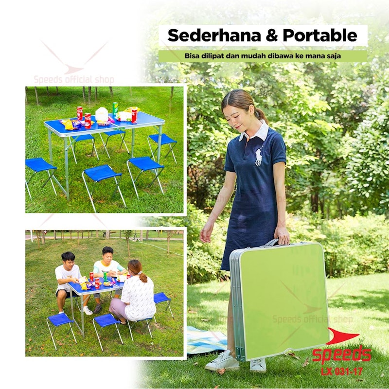 Folding Set Meja Makan 6 Kursi 4