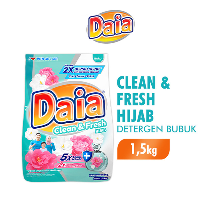 Wings Daia Detergen Bubuk Clean & Fresh Hijab