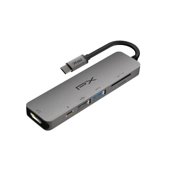 PX Fast 6 in 1 USB-C 3.1 Hub Converter ｜ UCH160